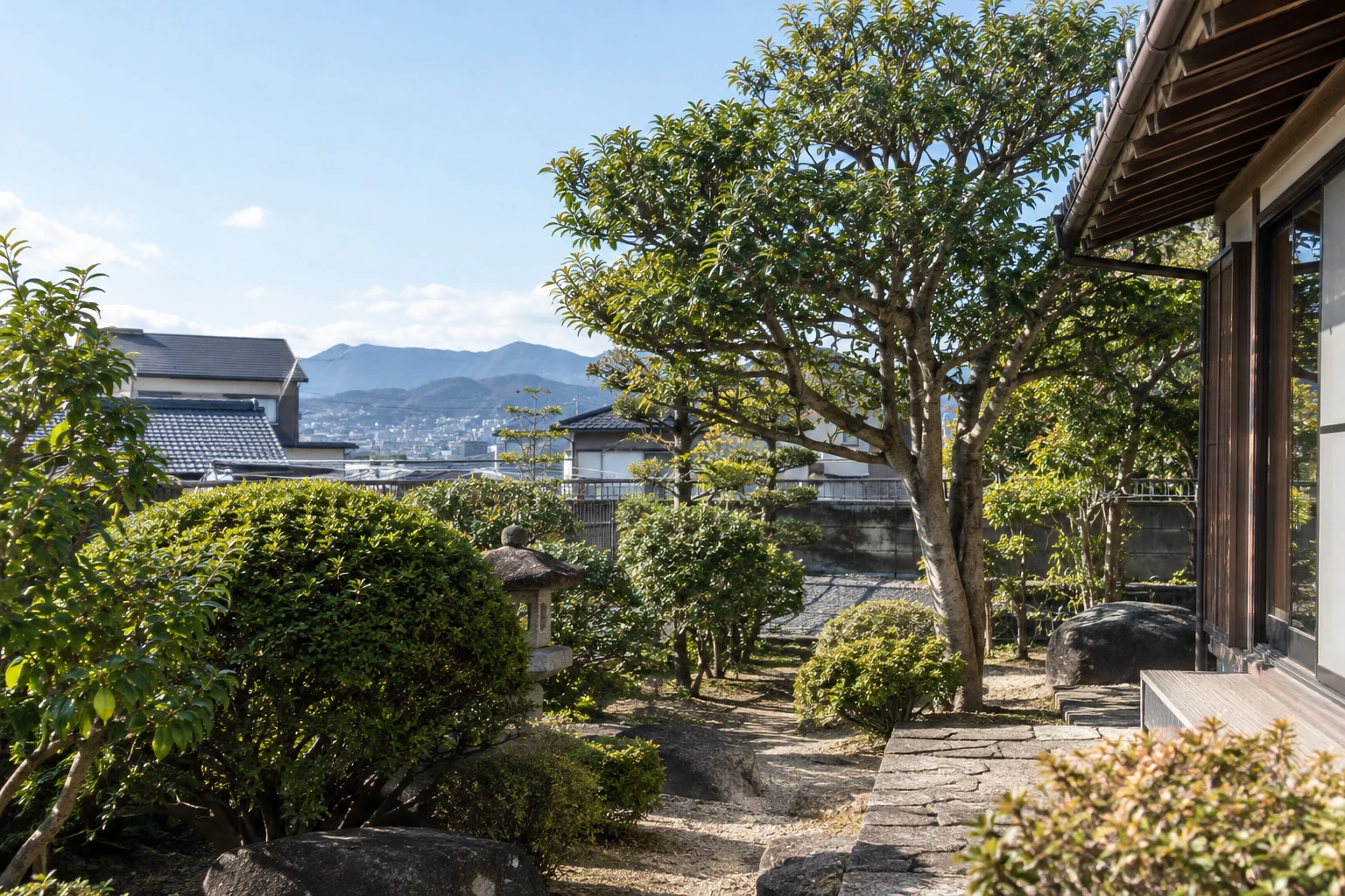 広島県で木の処分を依頼するならに関連する庭の風景