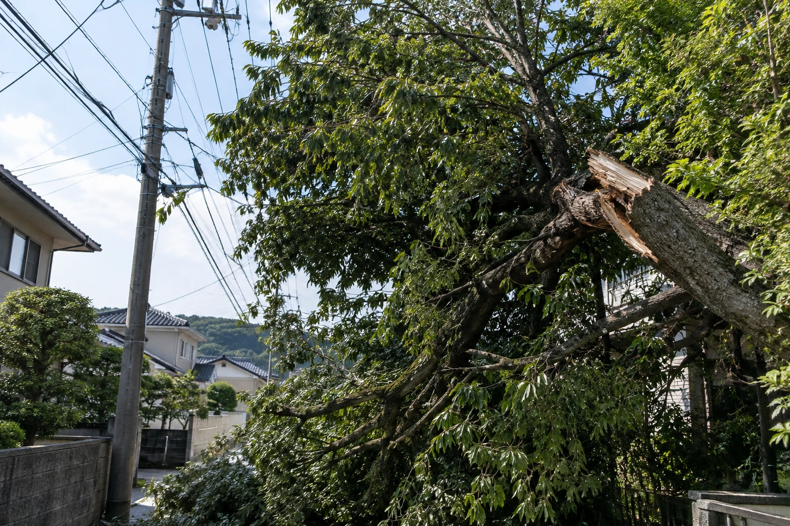 救助・電線・道路・公園で先に連絡する窓口が変わるに関連する庭の細部