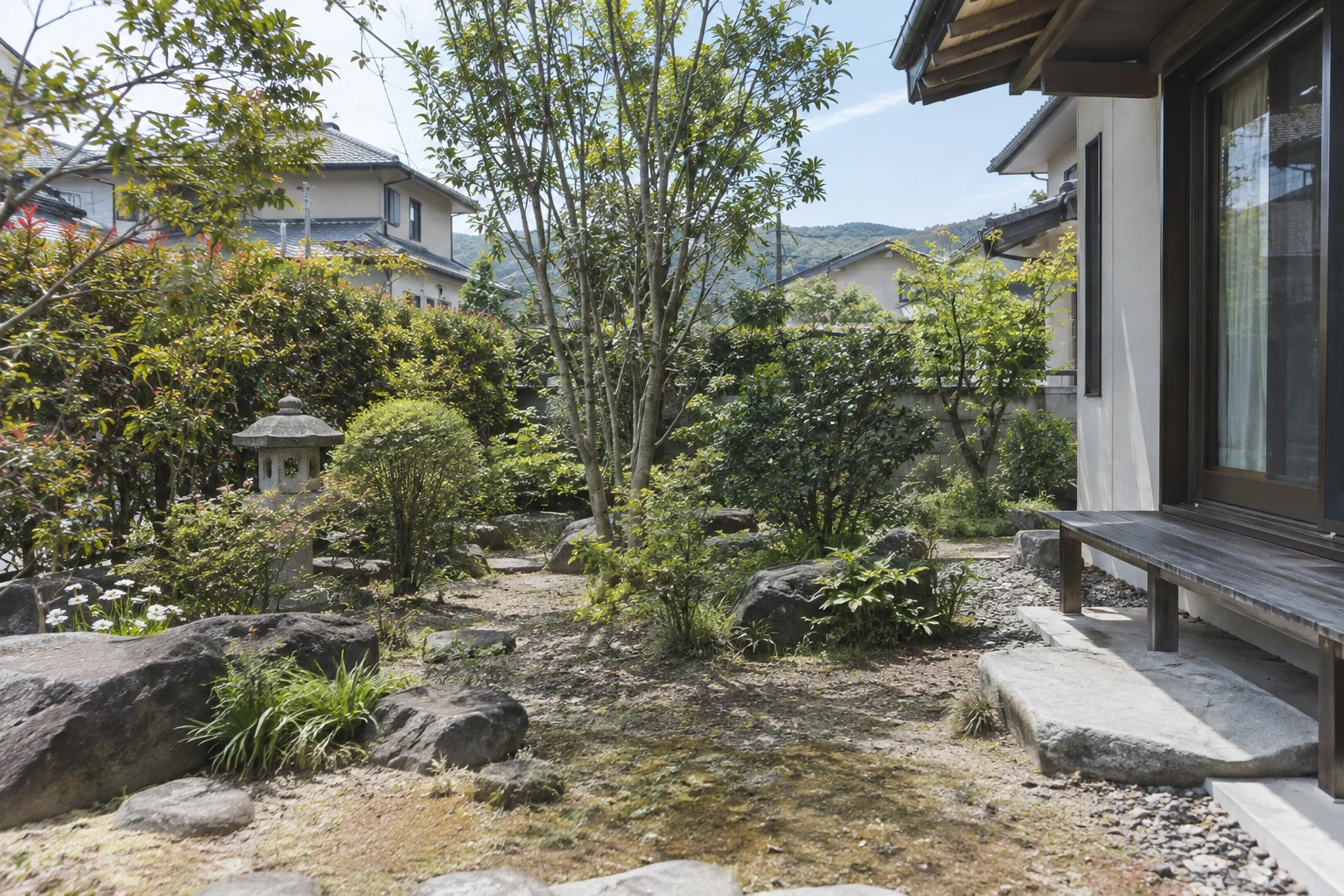 岡山市で庭をリセットする業者を探すならに関連する庭の風景