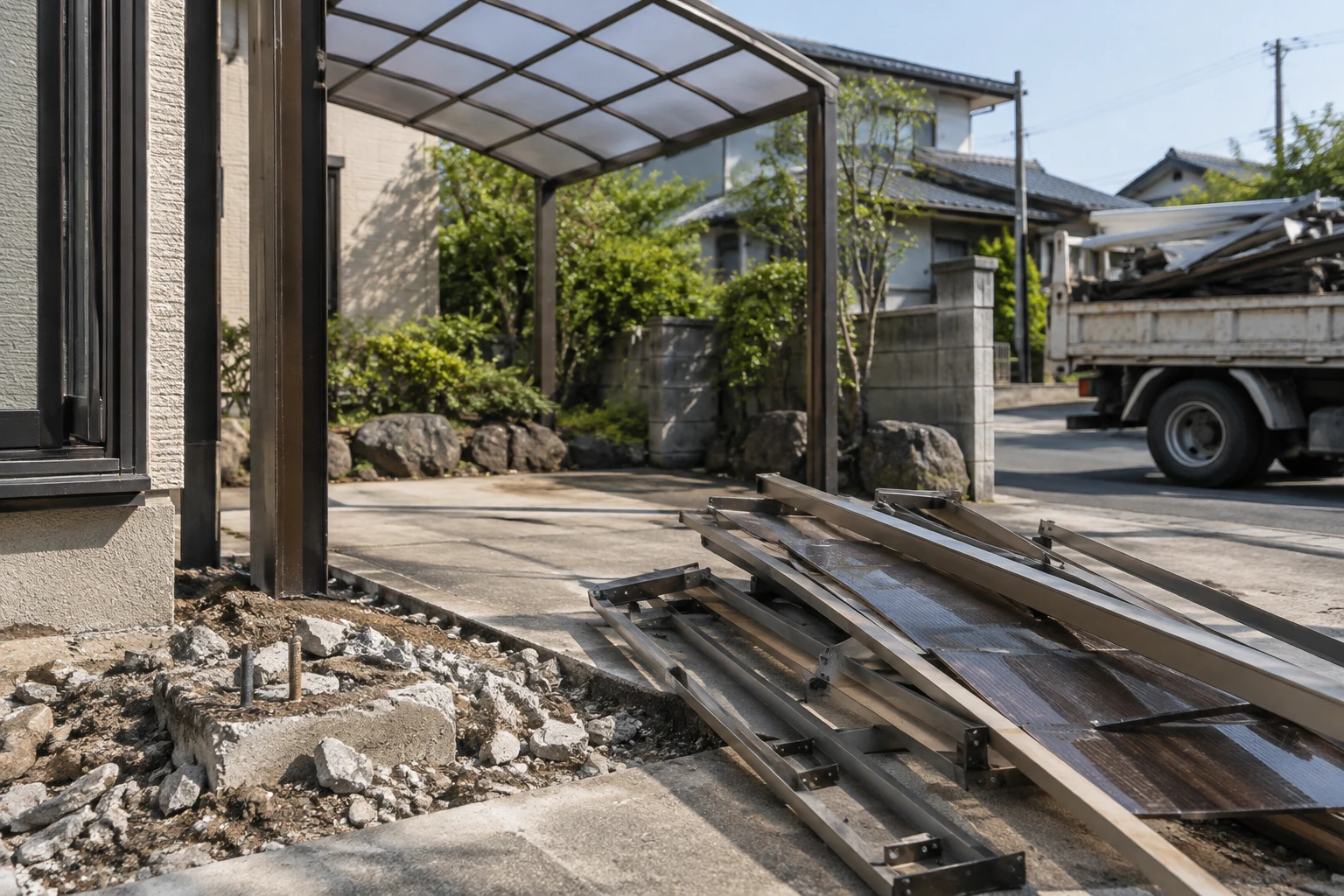基礎・材質・搬出経路・地面の仕上げが費用を左右しますに関連する庭の細部