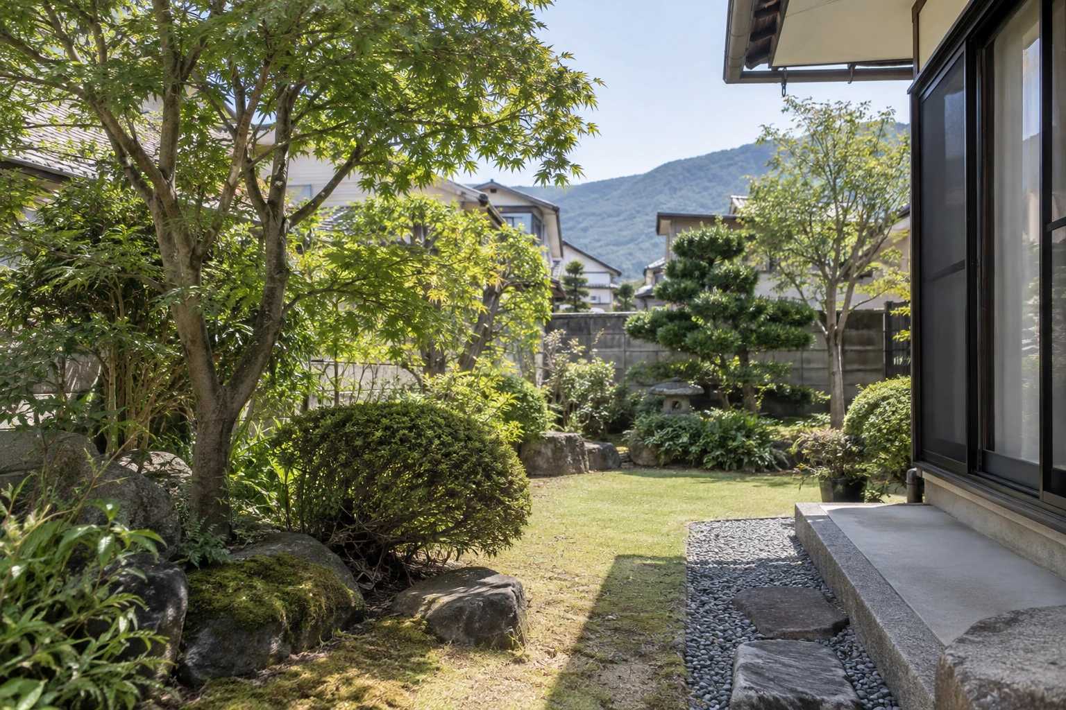 広島市で庭の手入れができないときはに関連する庭の風景