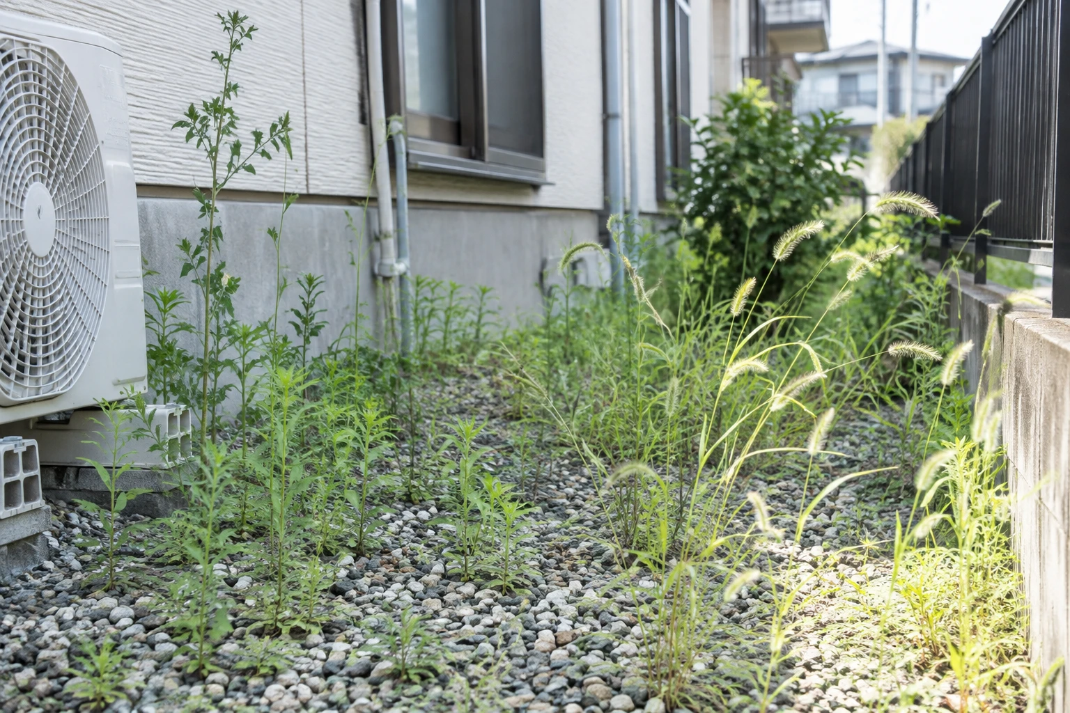 今回だけ整えるか、継続して管理するかに関連する庭の細部