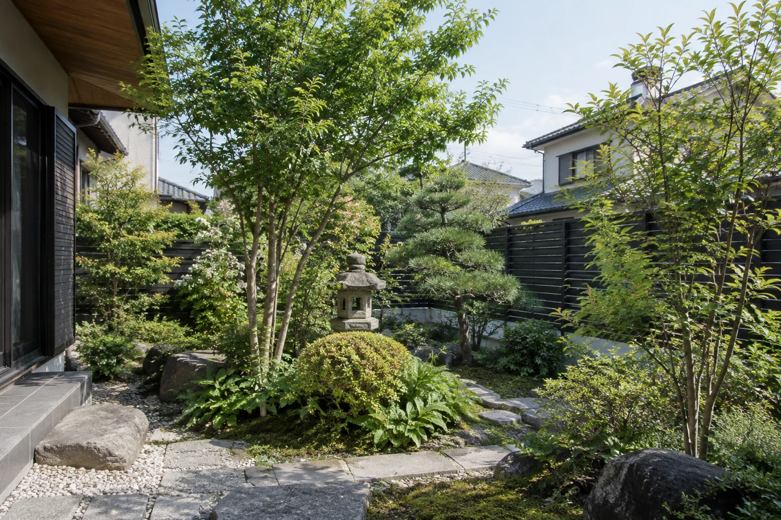 岡山市でオフィスの植栽管理を委託する際の判断基準と見積もり確認のポイントに関連する庭の風景