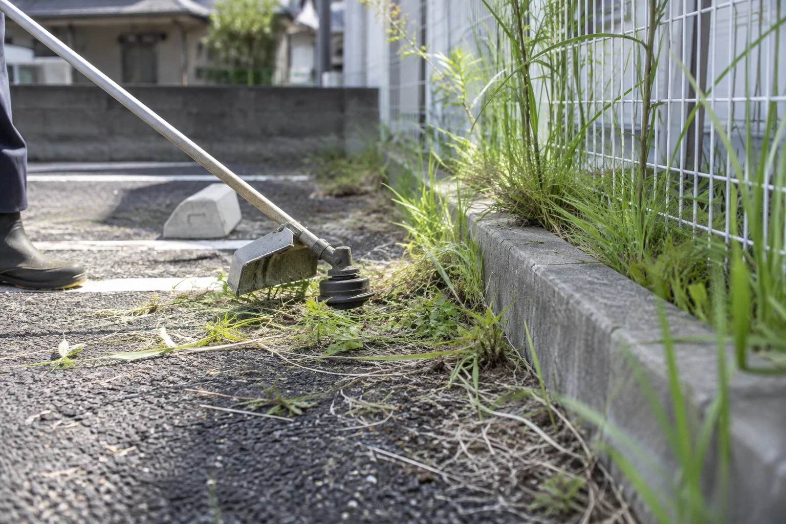 一度だけ刈るか、対象区画を決めて継続管理するに関連する庭の細部