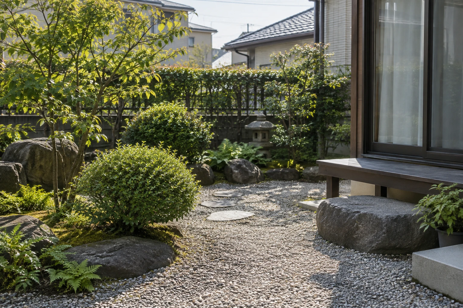 庭の砂利を撤去するにはに関連する庭の風景