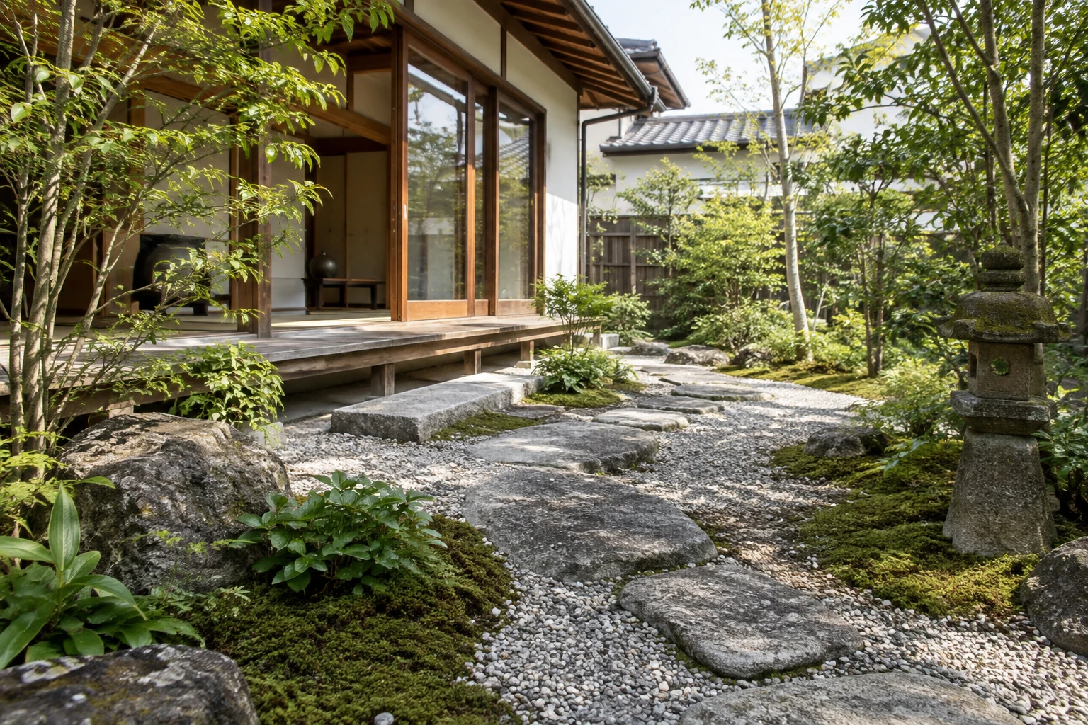 和風庭園の業者選びに関連する庭の風景