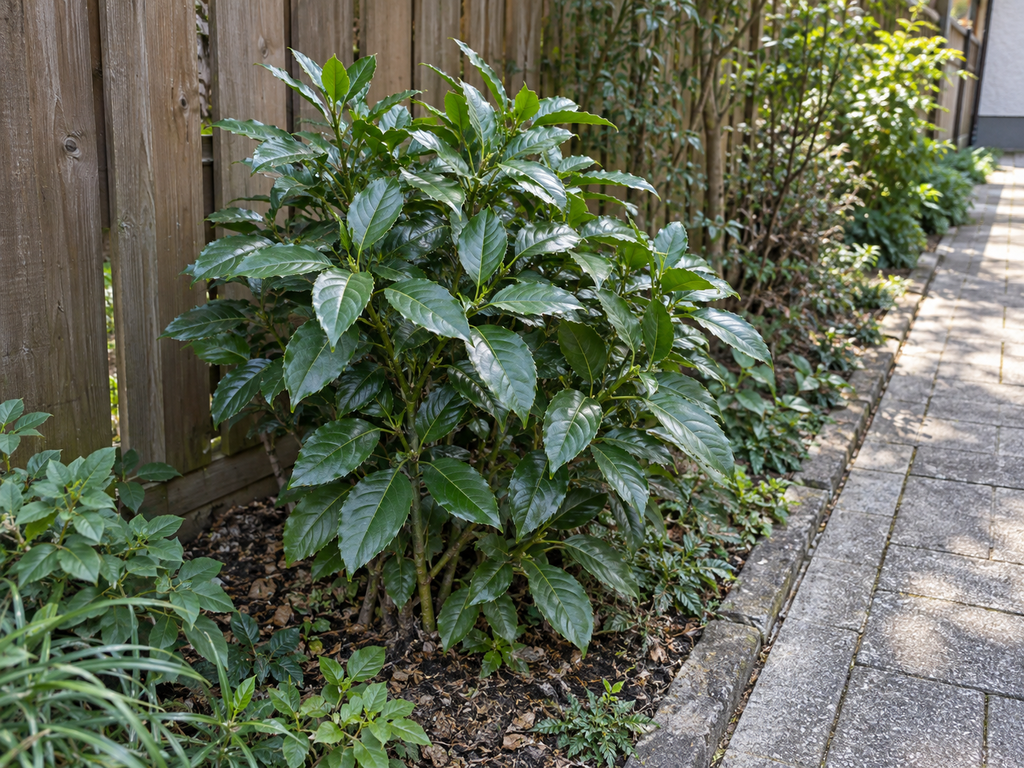 アオキの植栽した姿