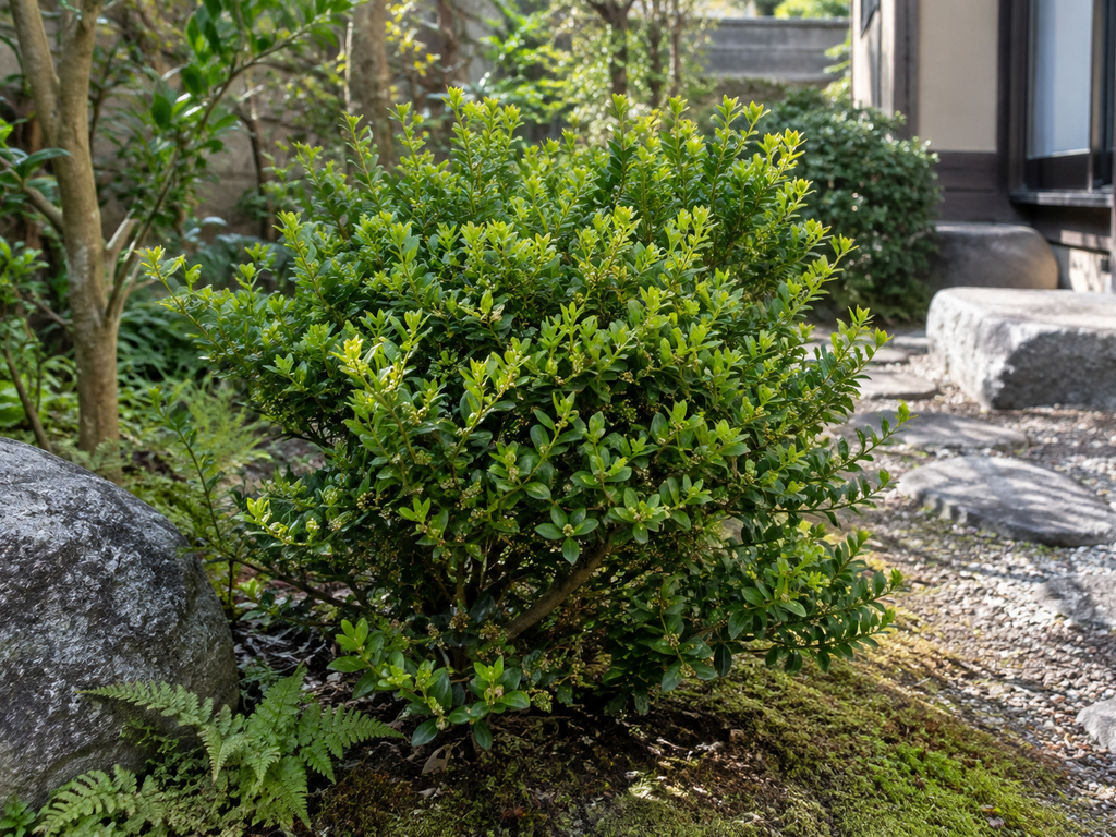 ツゲの植栽した姿