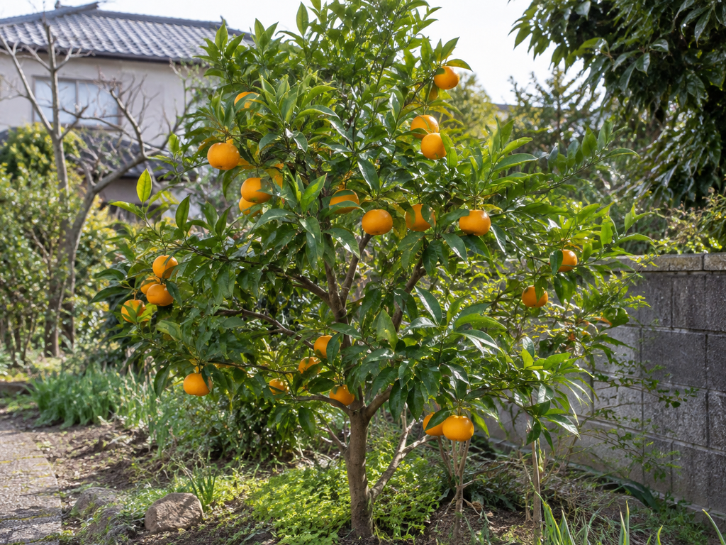 ミカンの植栽した姿