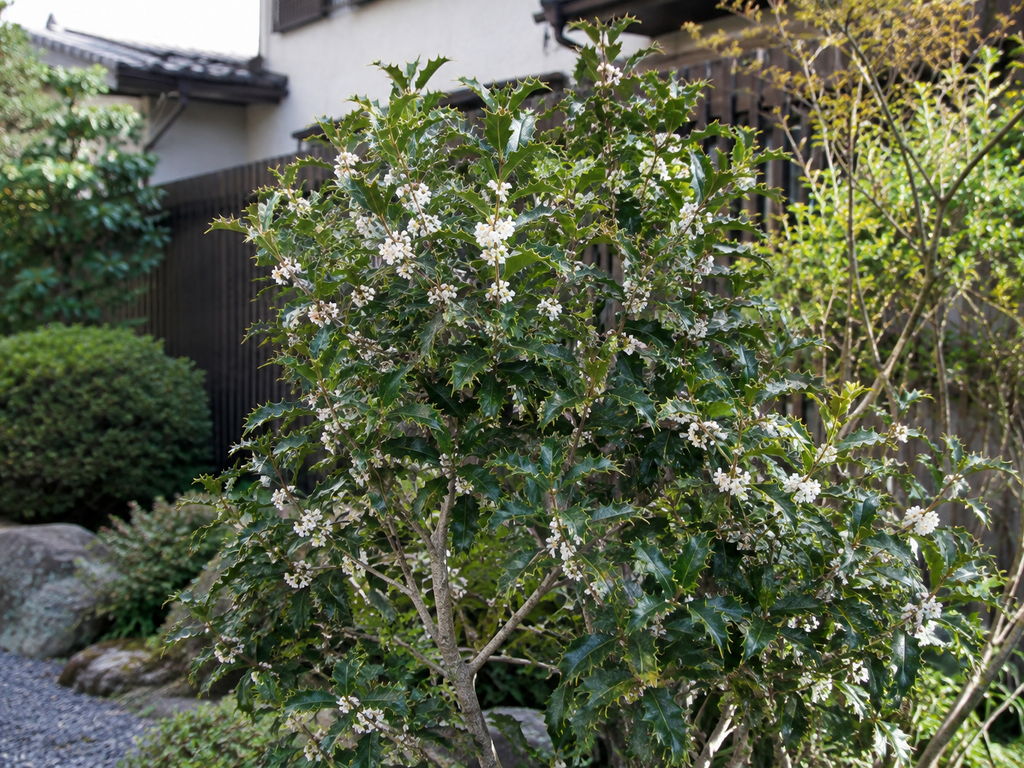 ヒイラギの植栽した姿