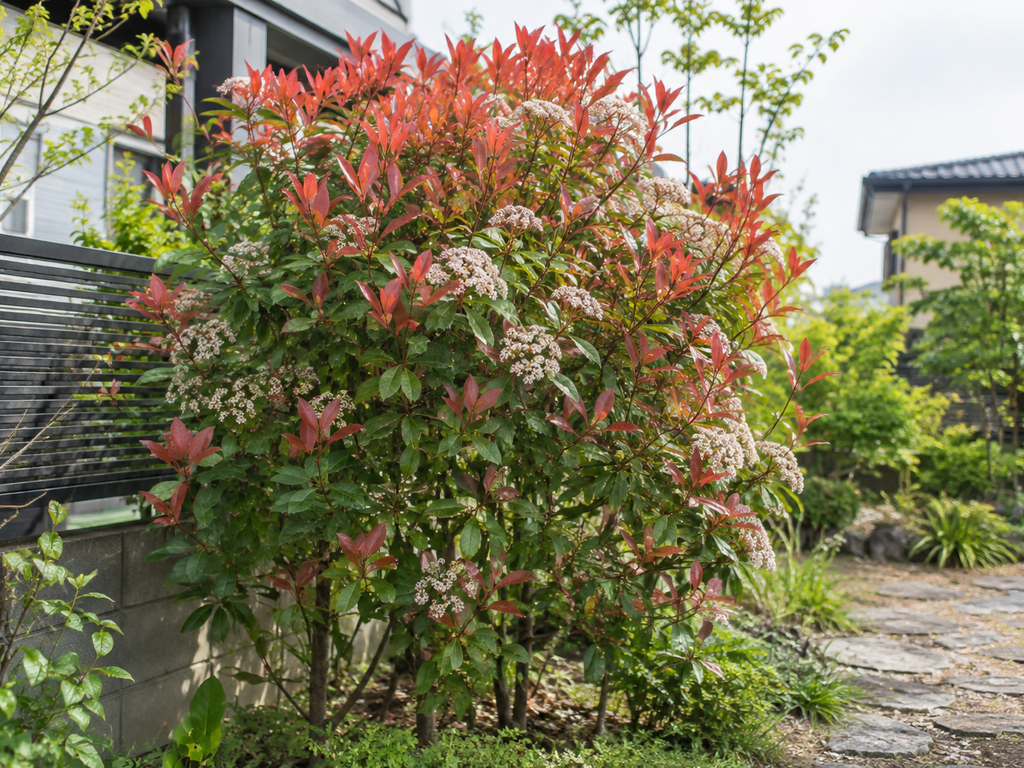 レッドロビンの植栽した姿