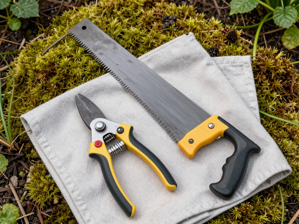剪定道具の準備