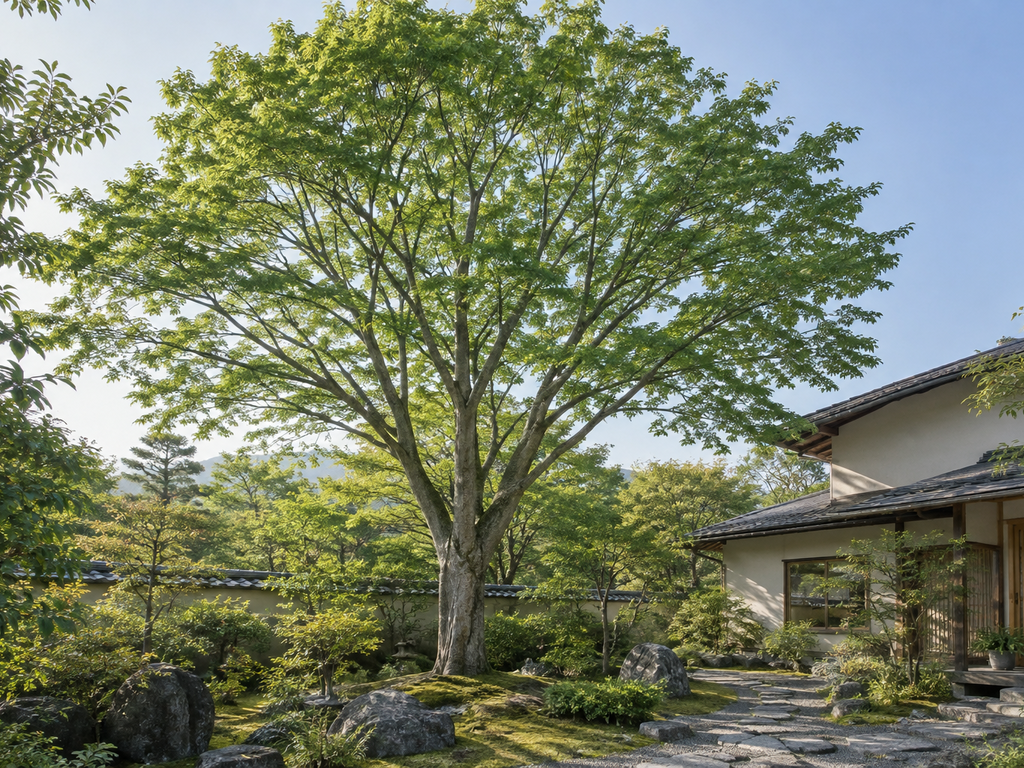 ケヤキの樹形