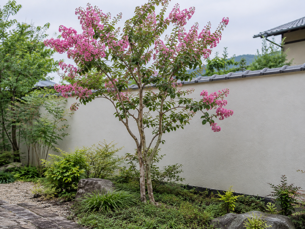 サルスベリの植栽した姿の生成参考イメージ