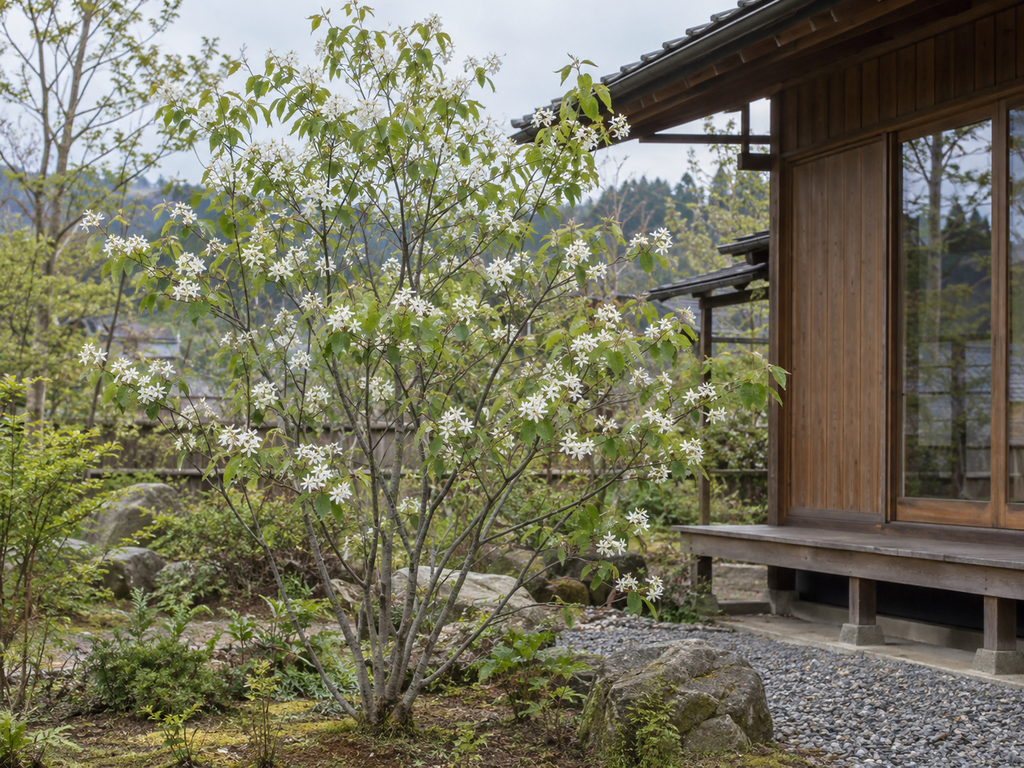 ジューンベリーの植栽した姿の生成参考イメージ