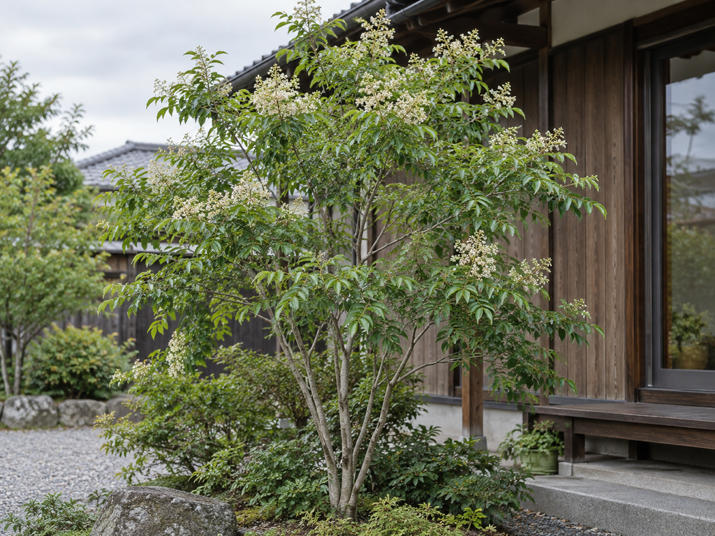 シマトネリコの植栽した姿の生成参考イメージ