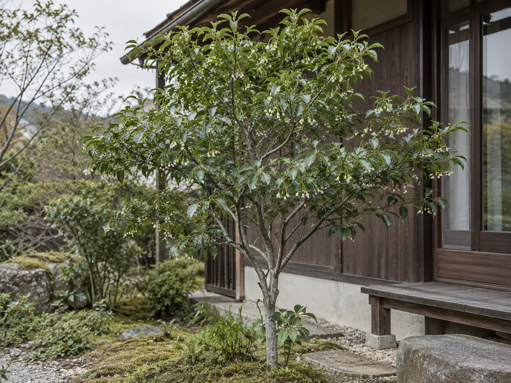 ソヨゴの植栽した姿の生成参考イメージ