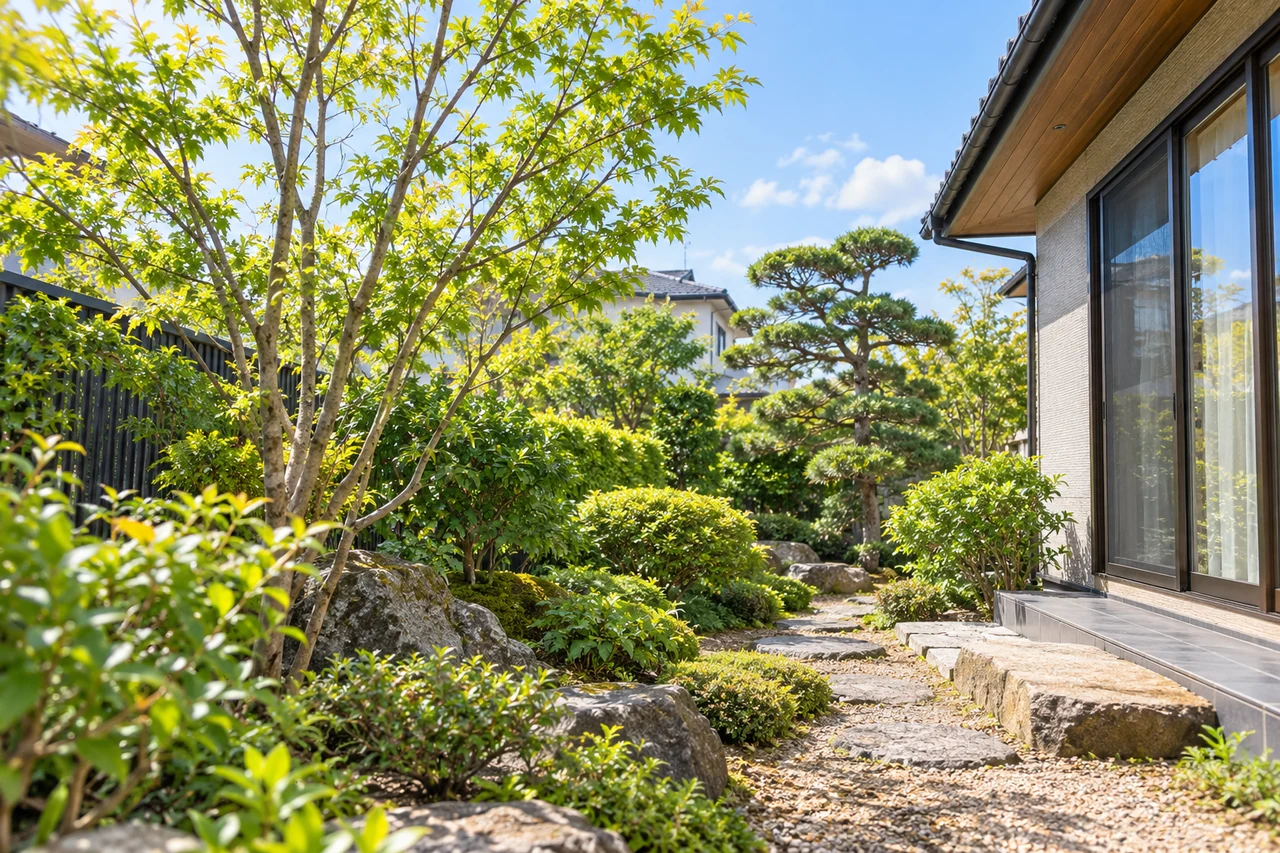 庭の風景を表したイメージ