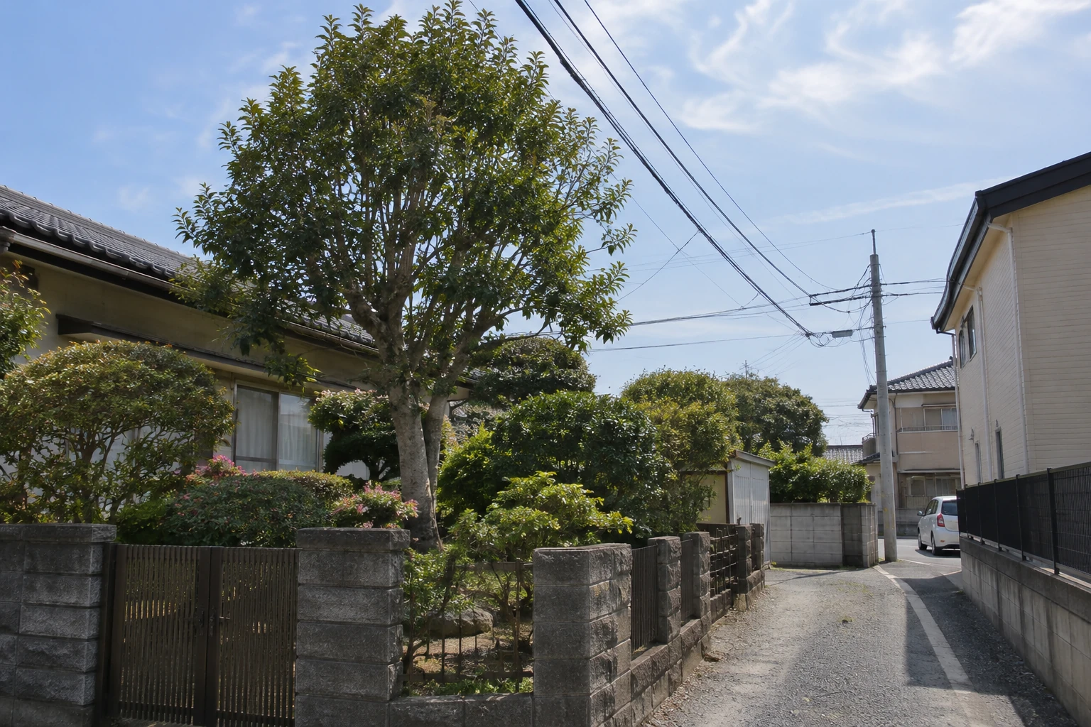 電線や建物との距離など、現場条件も見積もりに関わる
