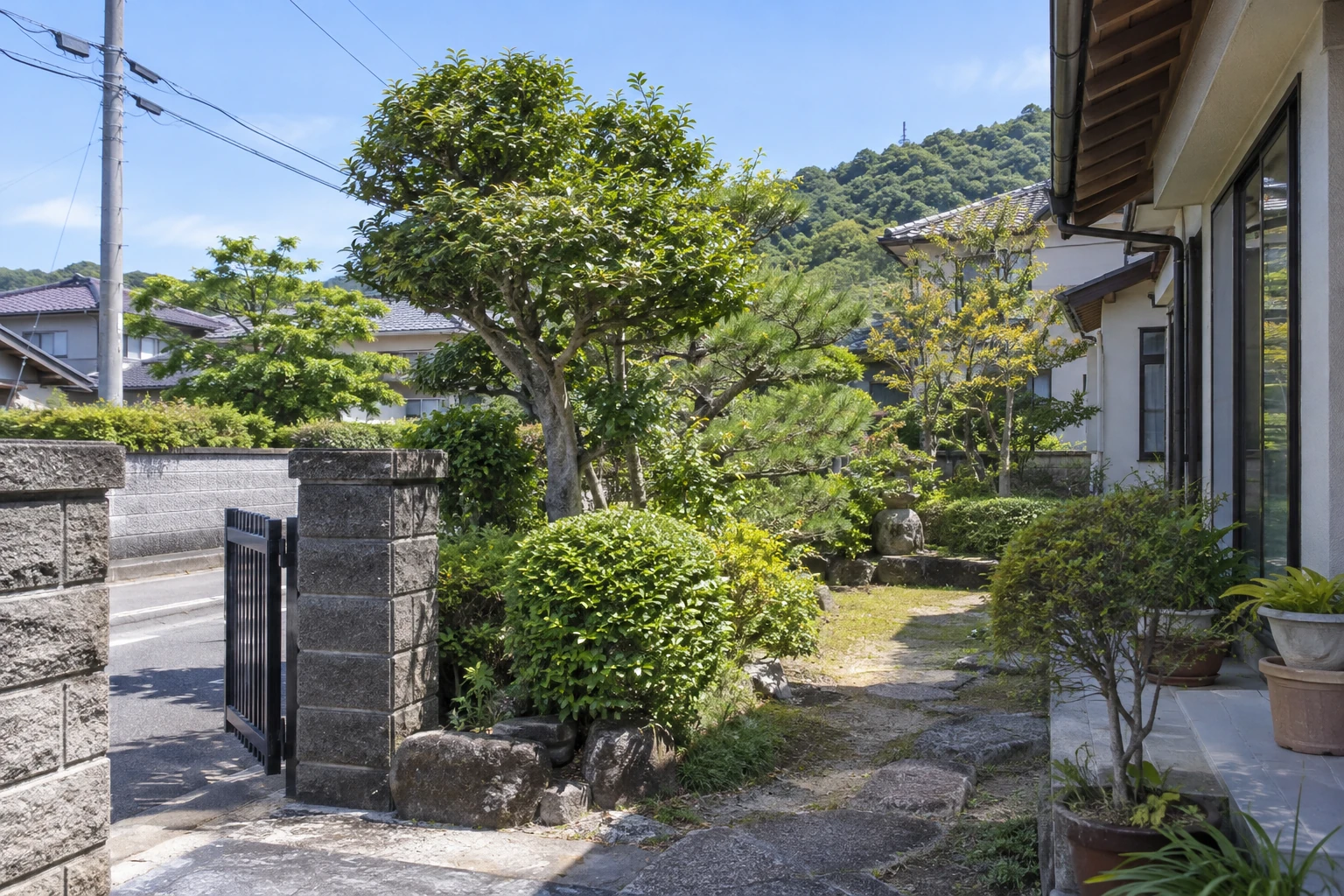 電線・建物・道路との位置関係も伝える