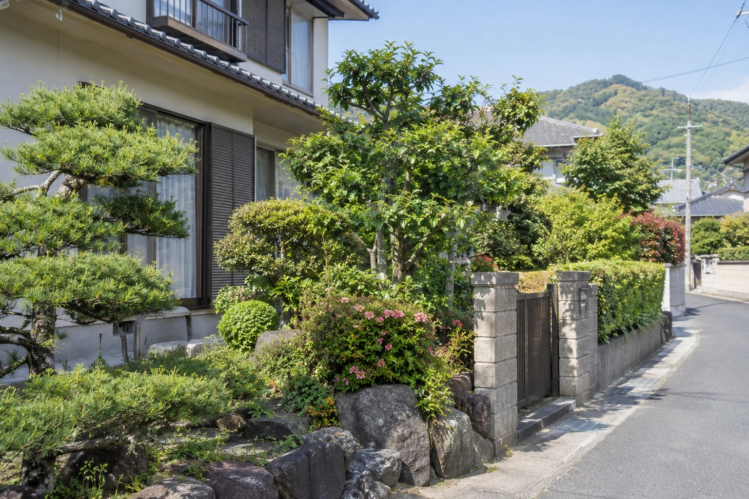 住宅や通行場所が近い場合は、飛散防止を確認