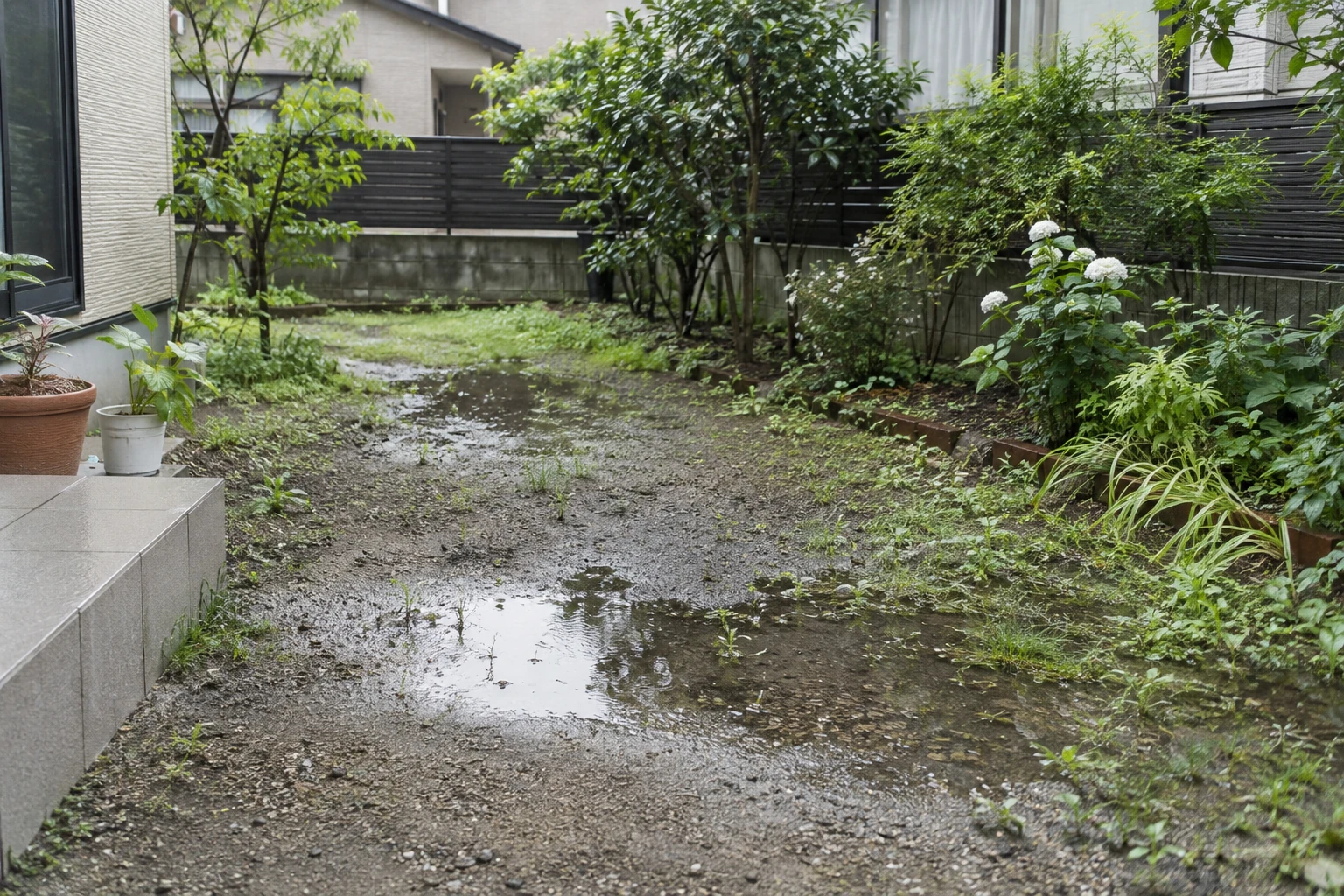 透水性だけで決めず、下地と搬入条件も確認する