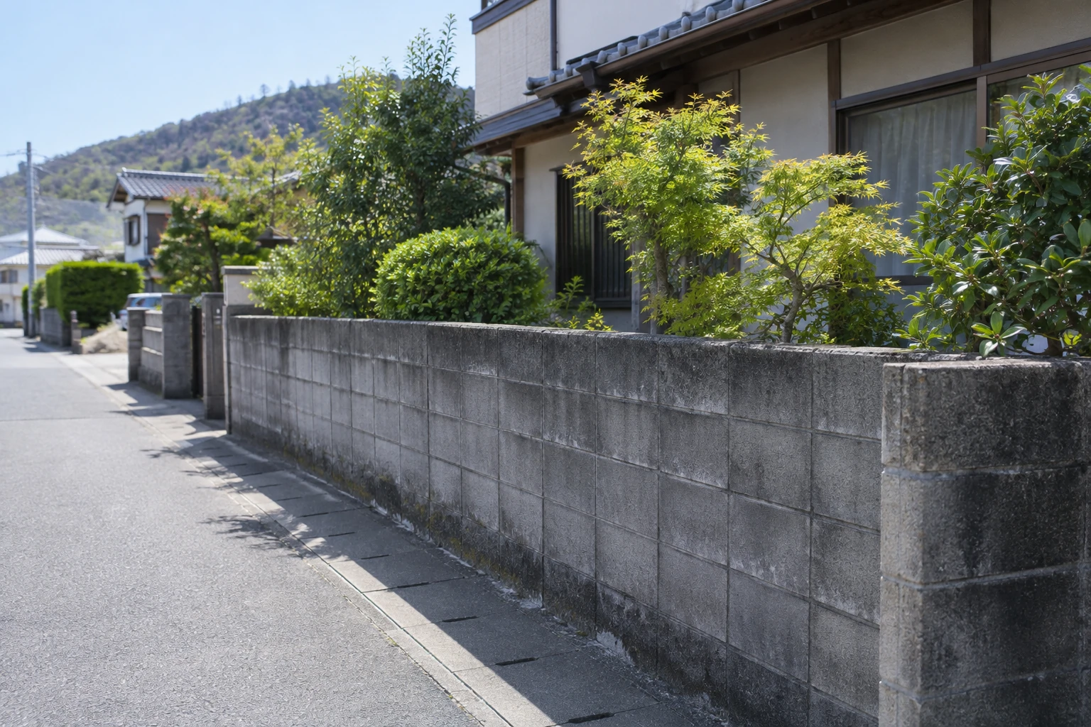 塀の撤去と生垣の設置は、対象条件を分けて聞く