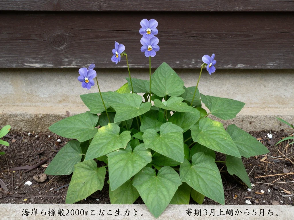 スミレ(タチツボスミレ)